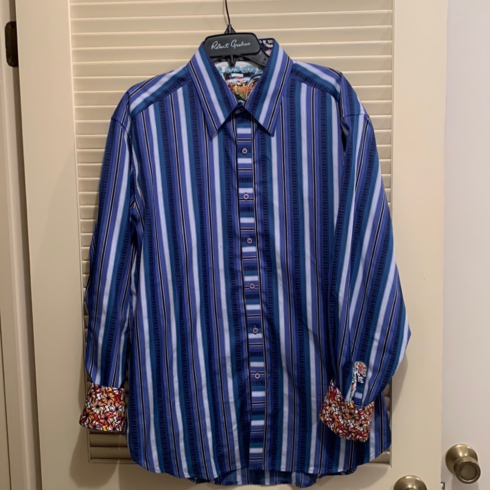 Robert Graham Blue Shirt